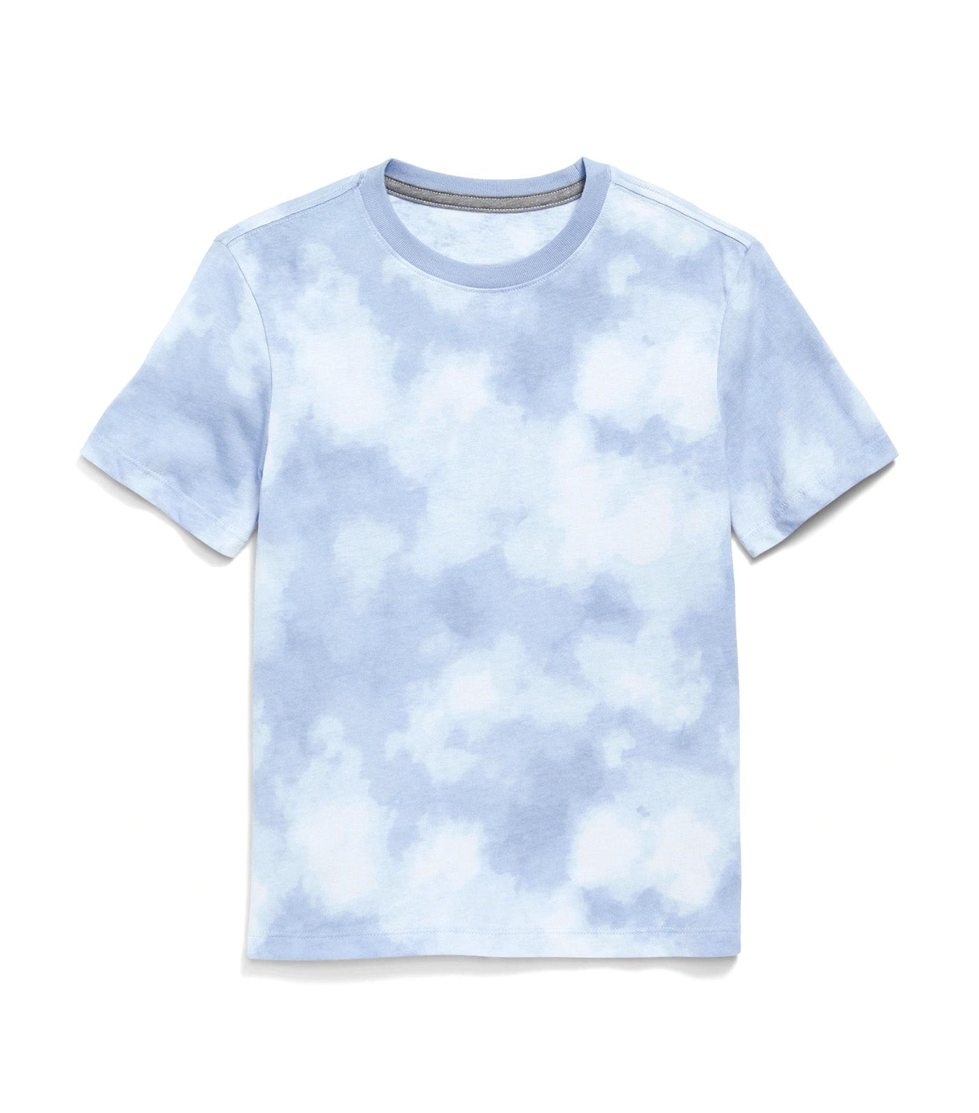 Softest Printed Crew-Neck T-Shirt for Boys Blue Tie Dye
