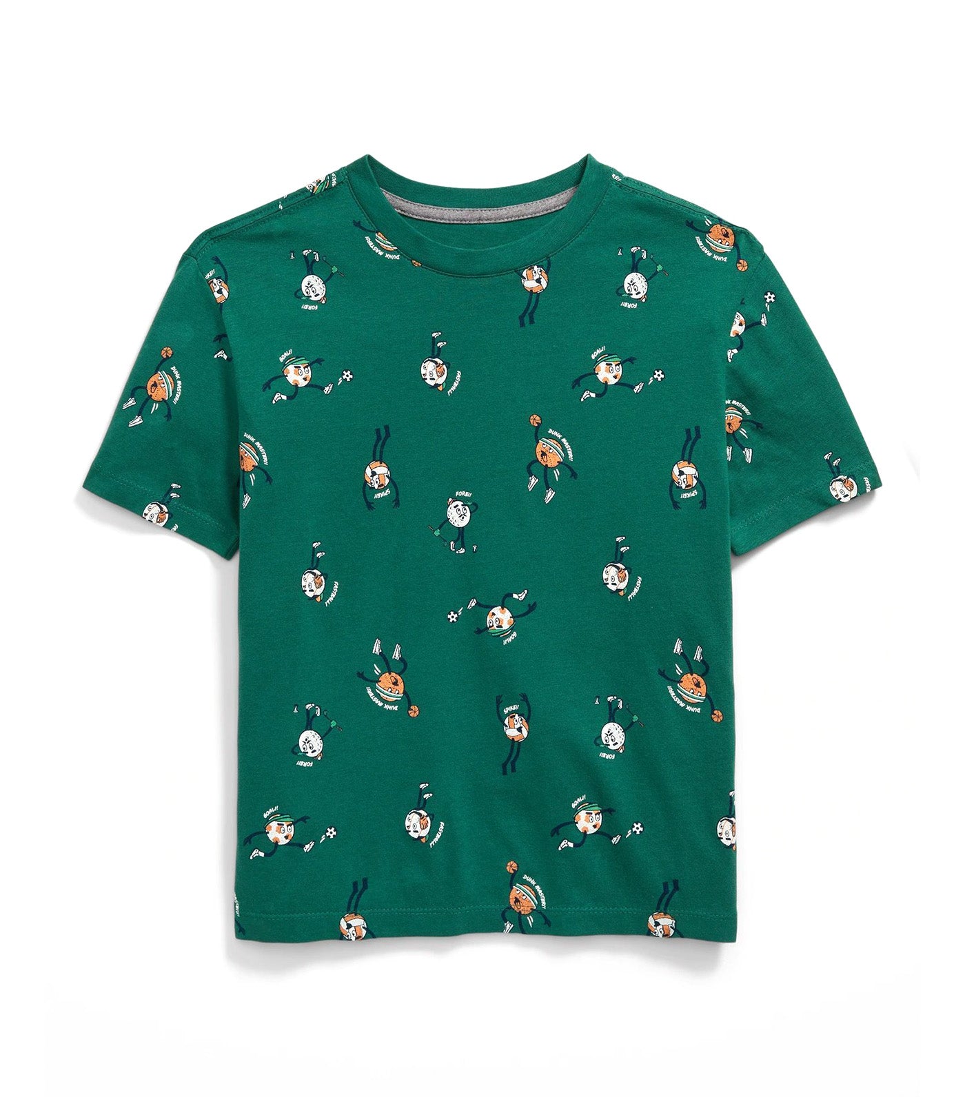 Softest Printed Crew-Neck T-Shirt for Boys Sports