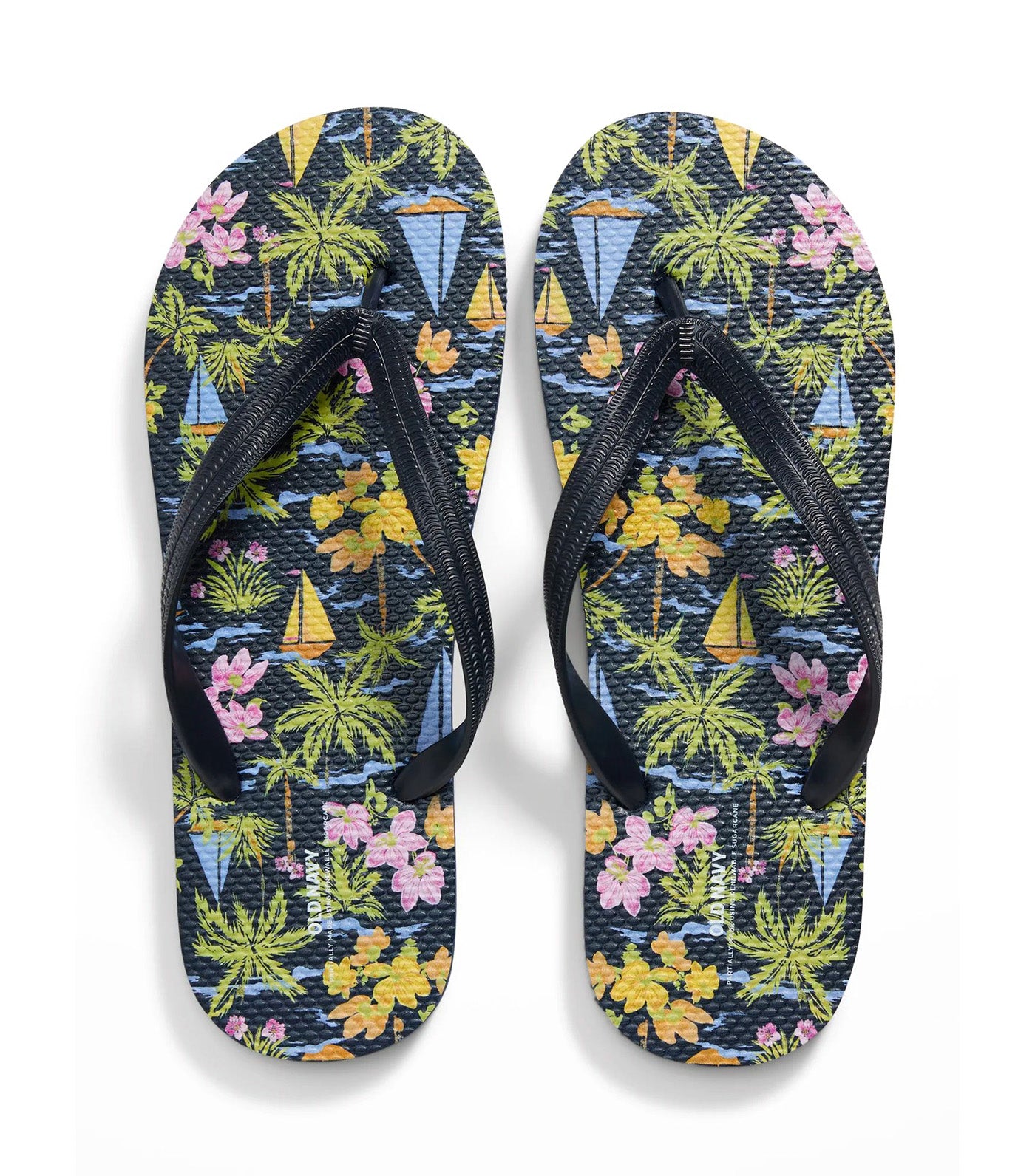 Flip-Flop Sandals For Men (Partially Plant-Based) Tropical