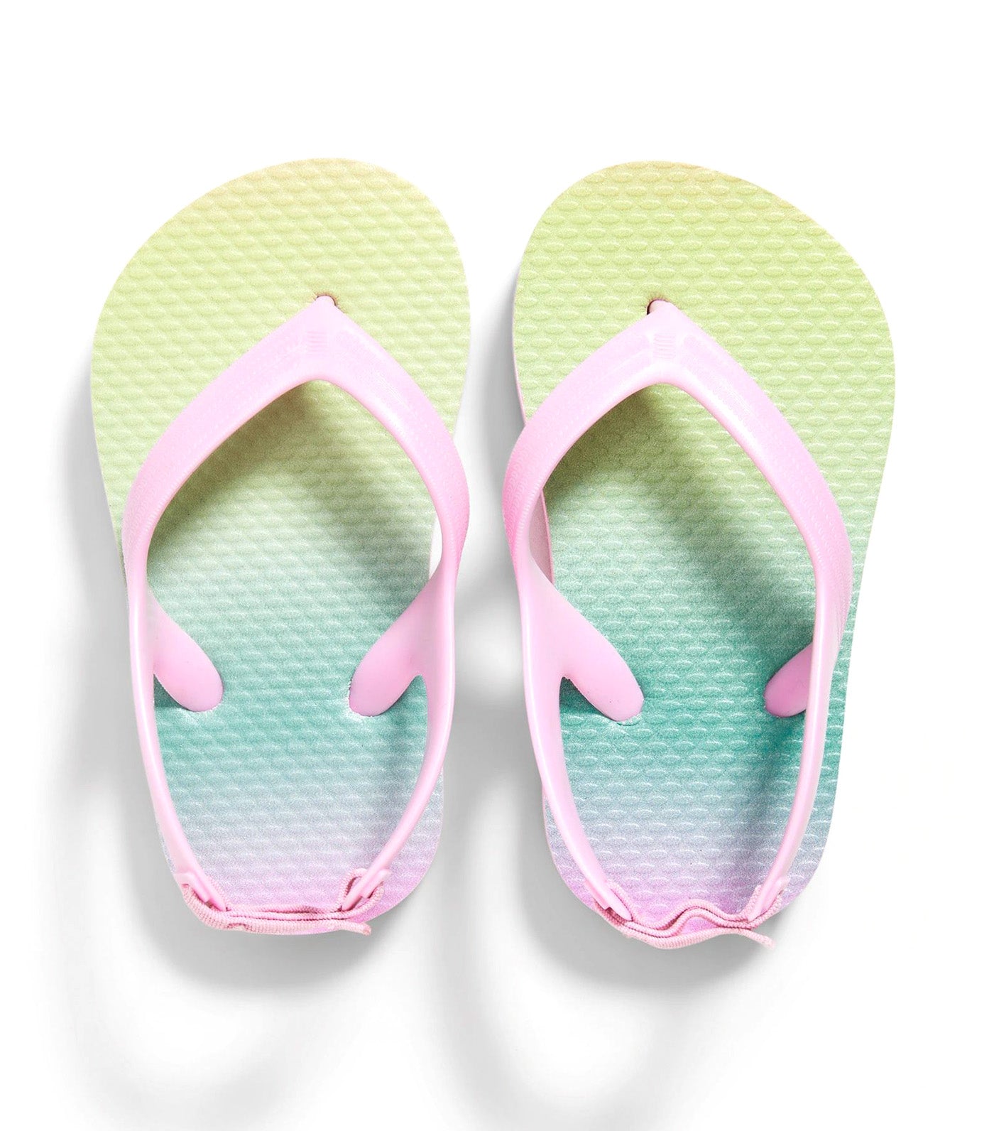 Girls rainbow flip flops online