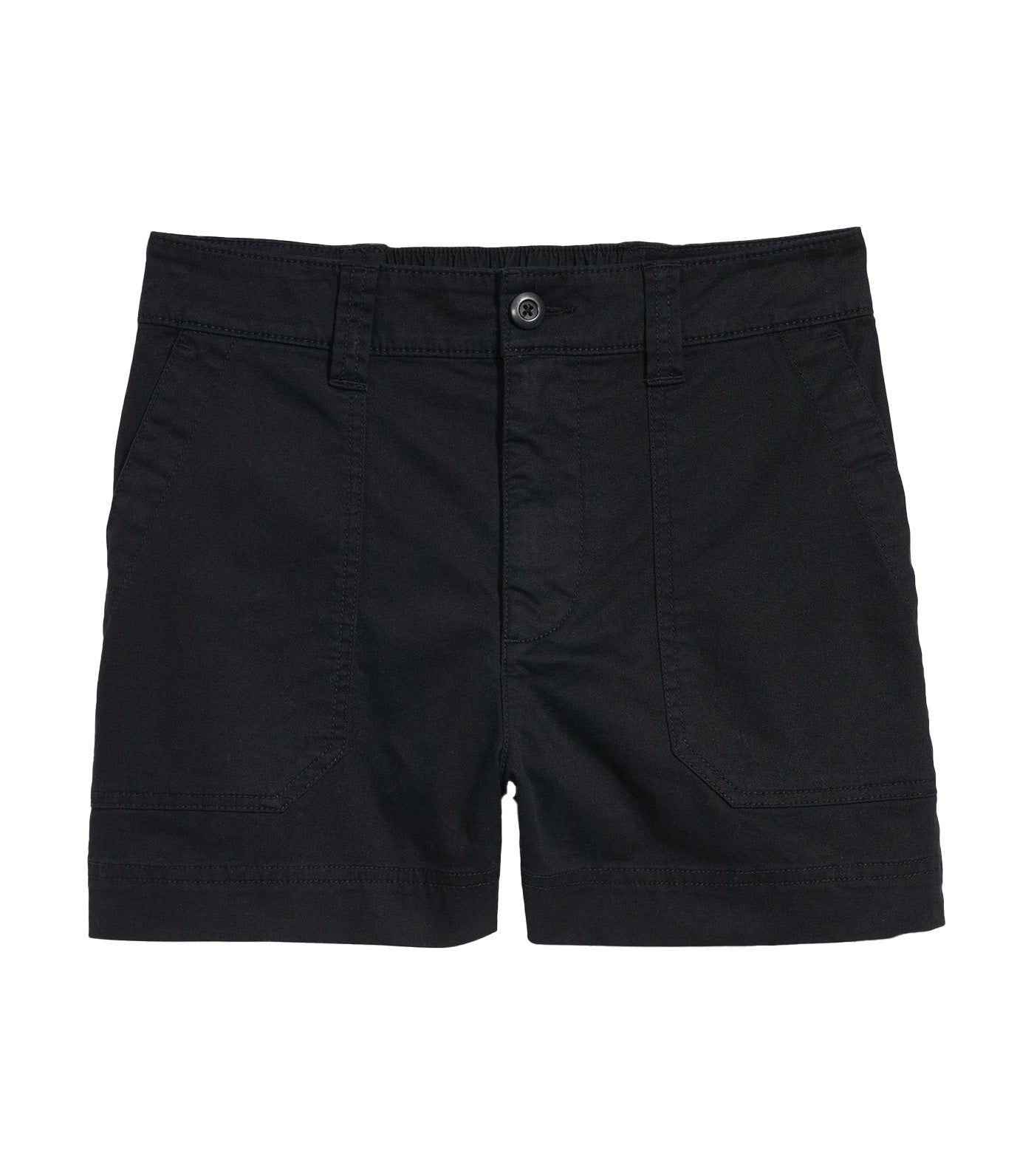 High-Waisted OGC Utility Chino Shorts for Women 3.5-inch inseam Black Jack