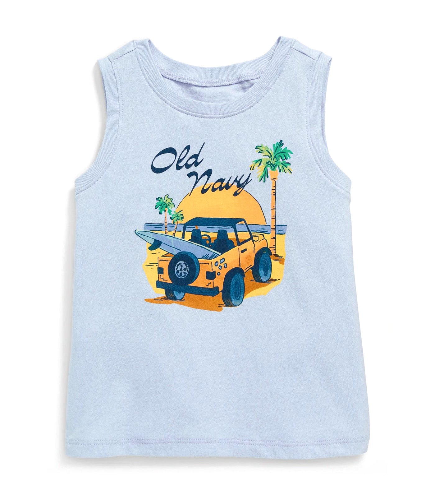 Logo-Graphic Tank Top for Toddler Boys Microchip