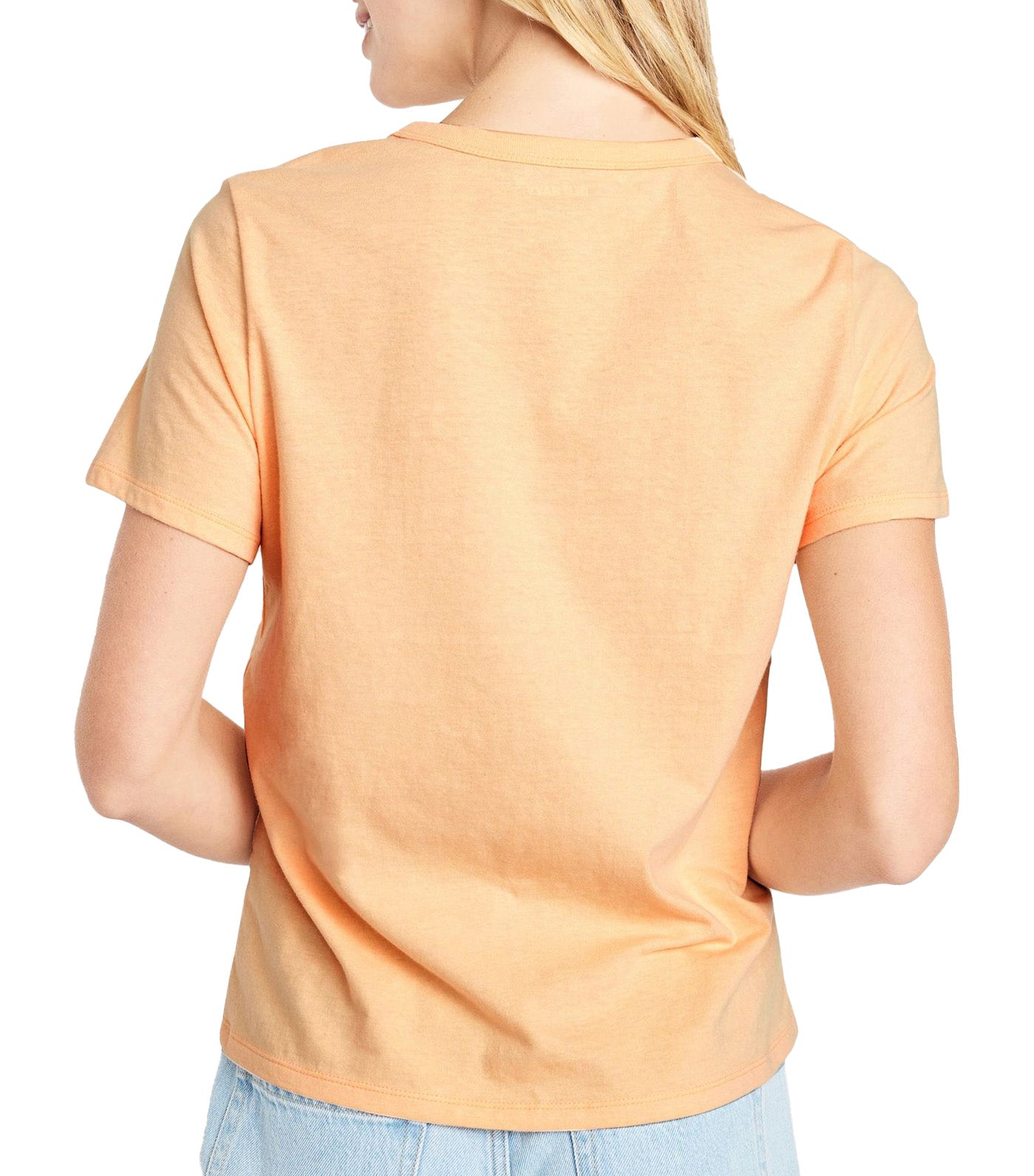 EveryWear Logo Graphic T-Shirt for Women Apricot Wash