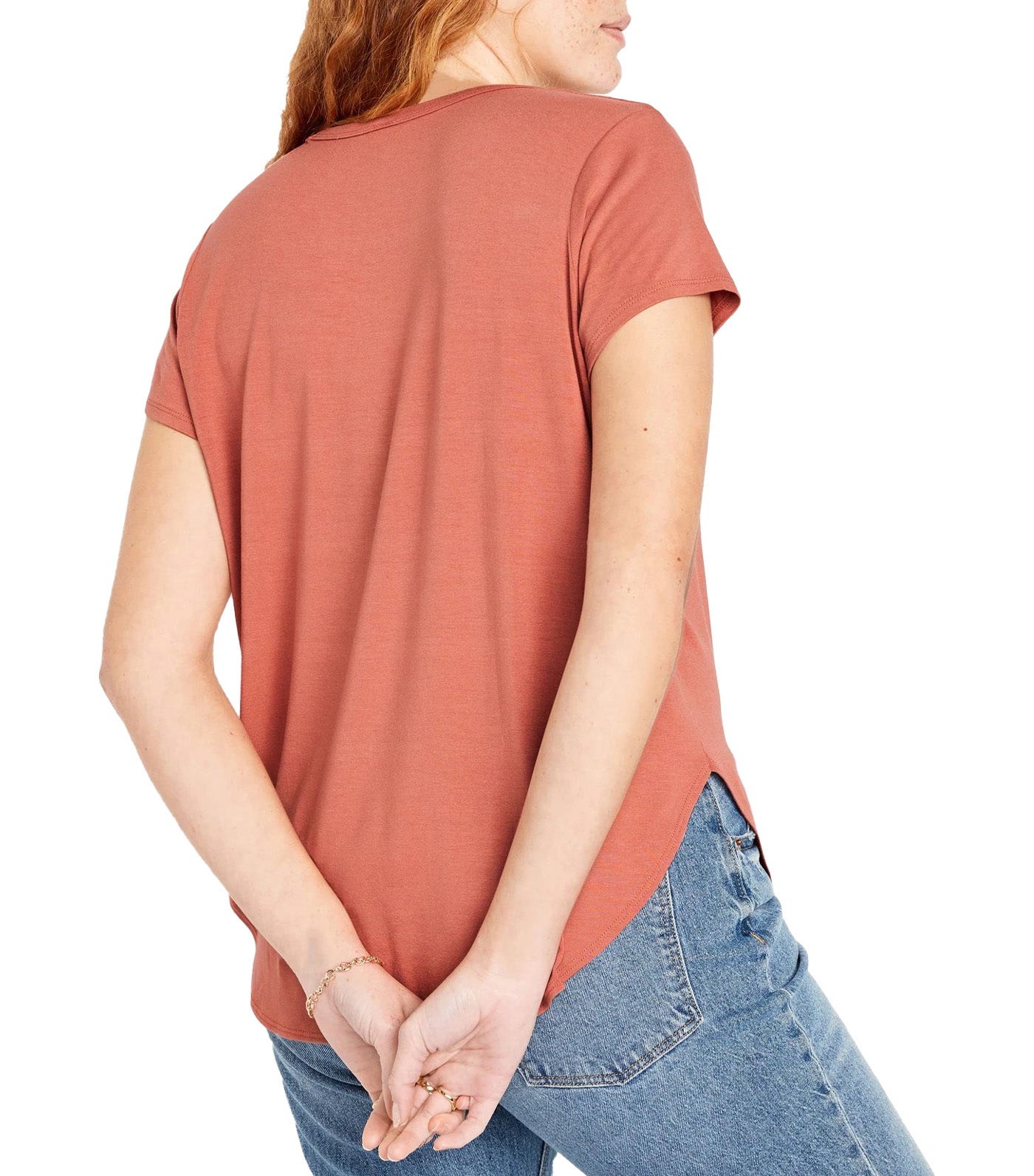 Luxe Tunic T-Shirt for Women Amberglow