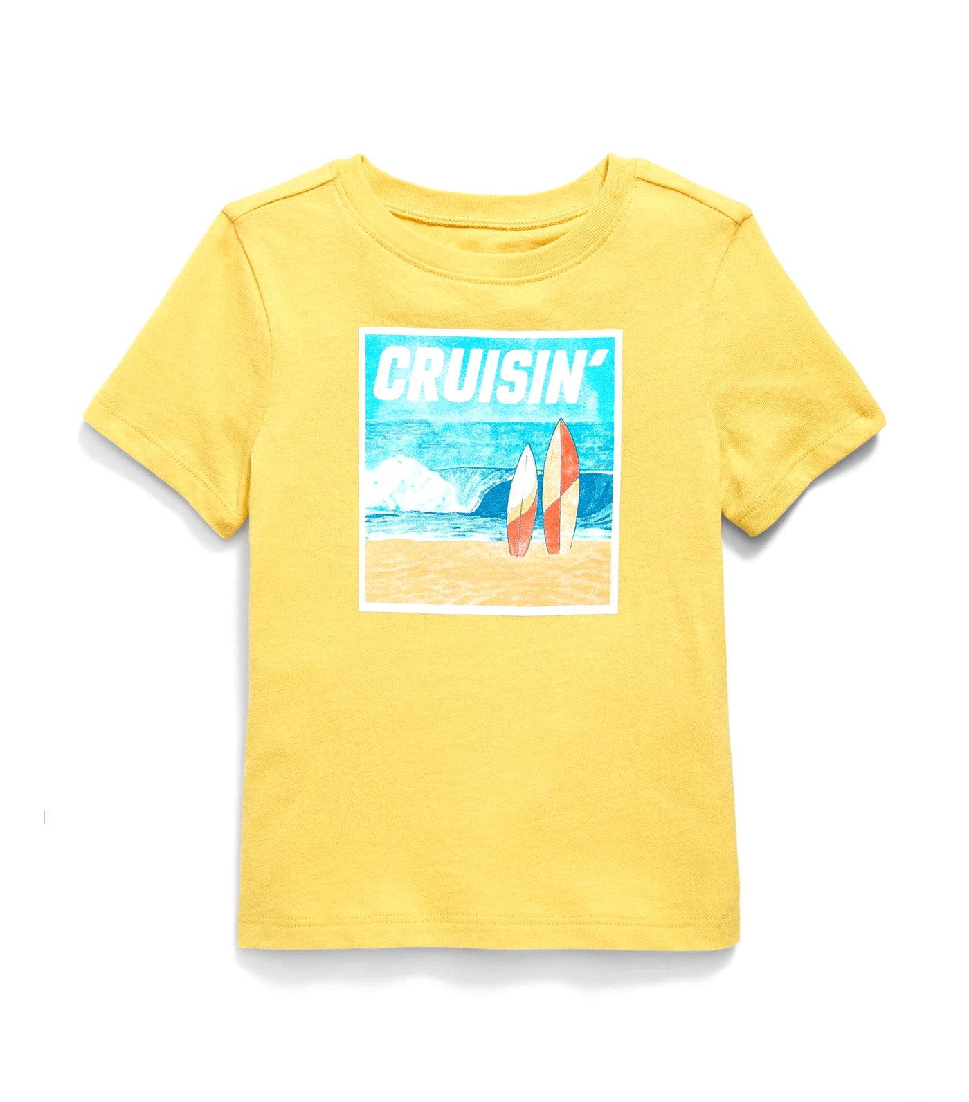 Unisex Short-Sleeve Graphic T-Shirt for Toddler Gold Earth