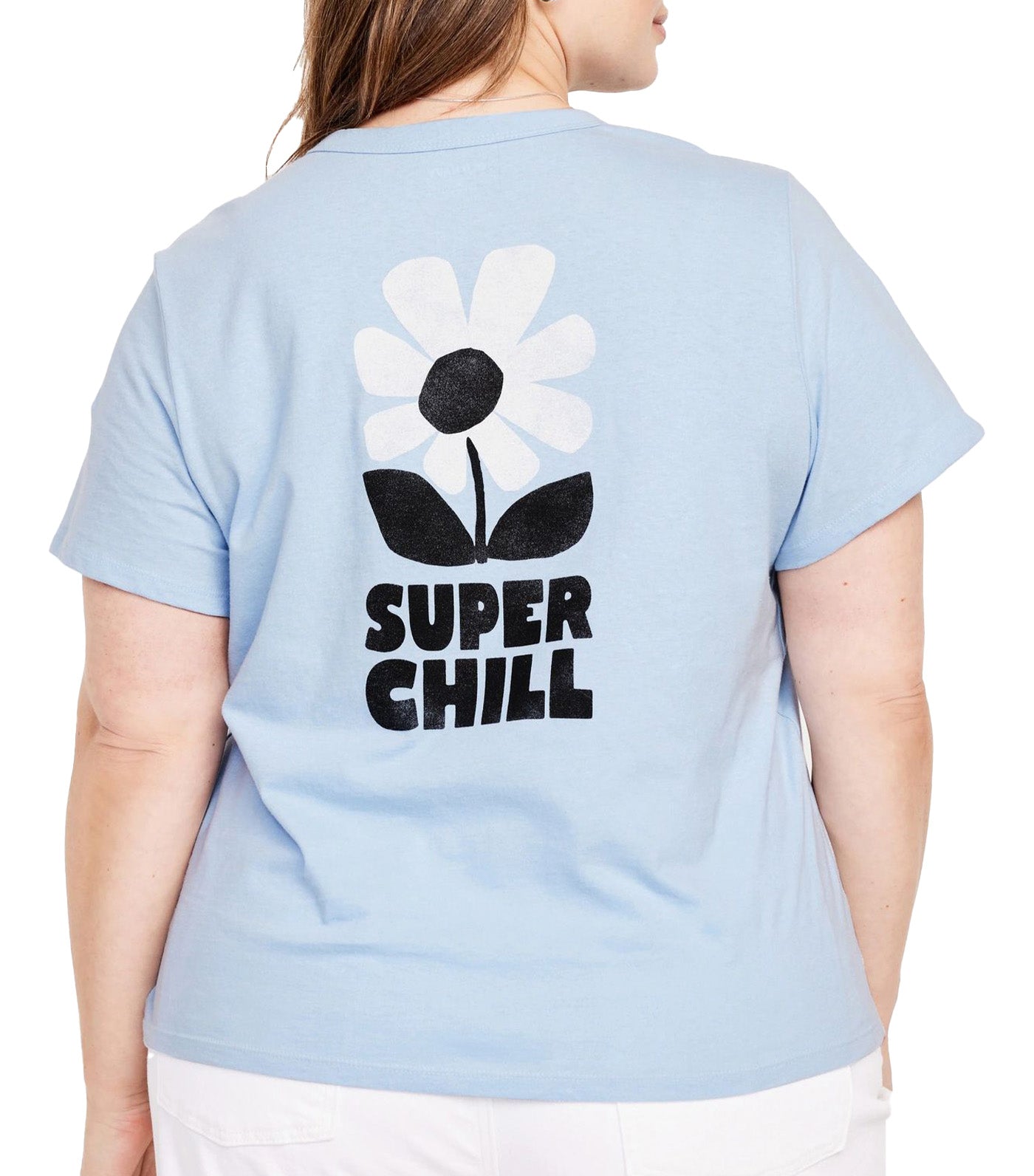EveryWear Graphic T-Shirt for Women Cashmere Blue
