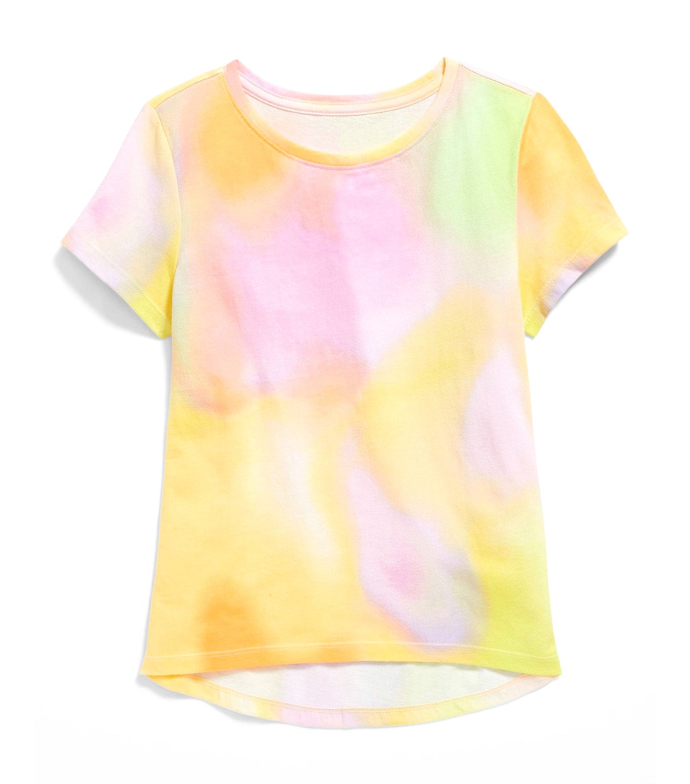 Softest Short-Sleeve Printed T-Shirt for Girls Butter Creme