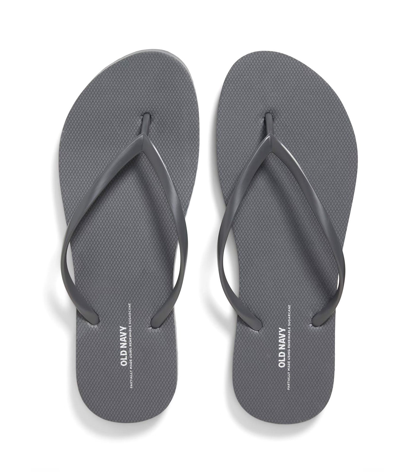 Women's Flip-Flop Sandals (Partially Plant-Based) Dark Gray