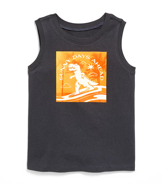 Graphic Tank Top for Toddler Boys - Panther