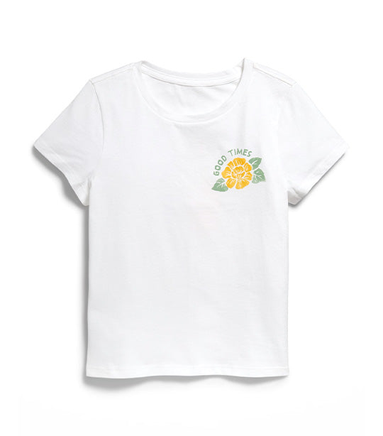 Short-Sleeve Graphic T-Shirt for Girls - Calla Lily 2