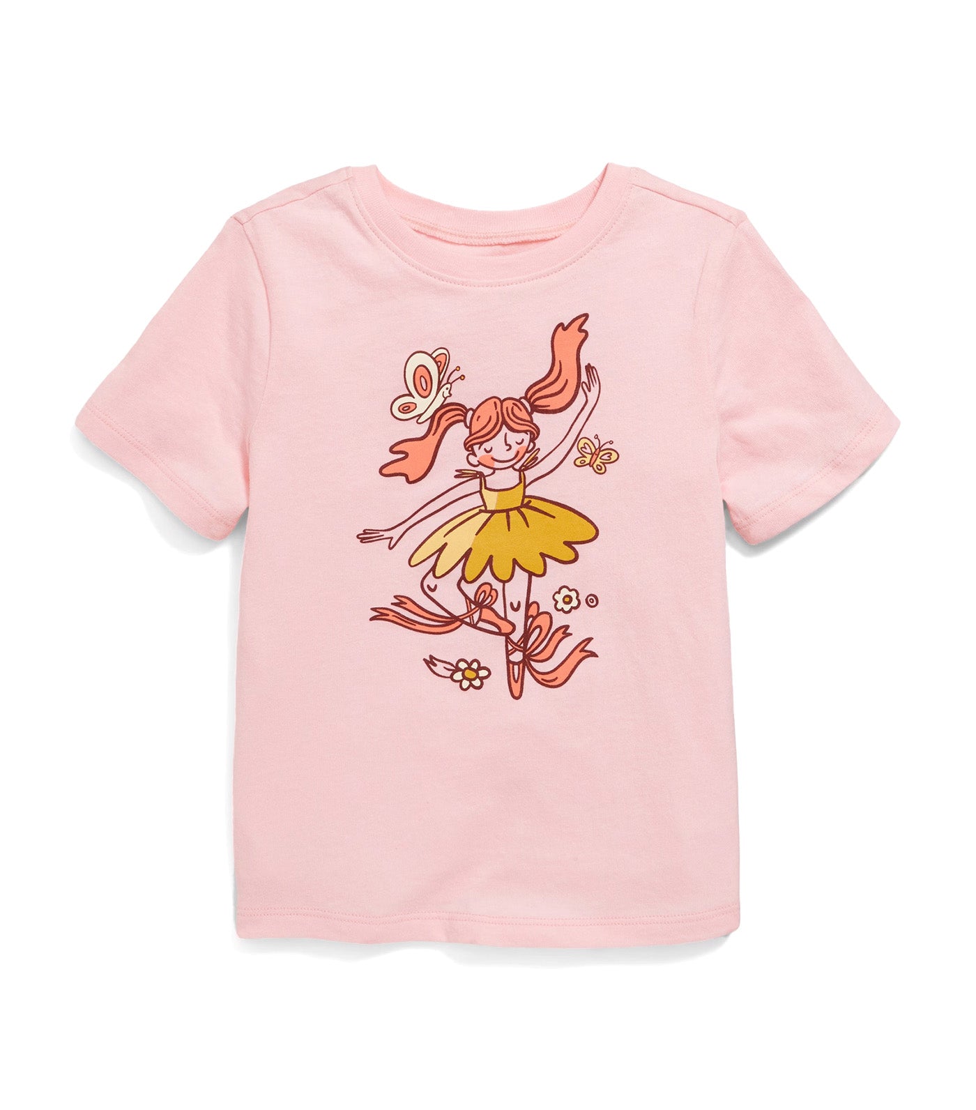 Short-Sleeve Graphic T-Shirt for Toddler Girls Palest Blossom