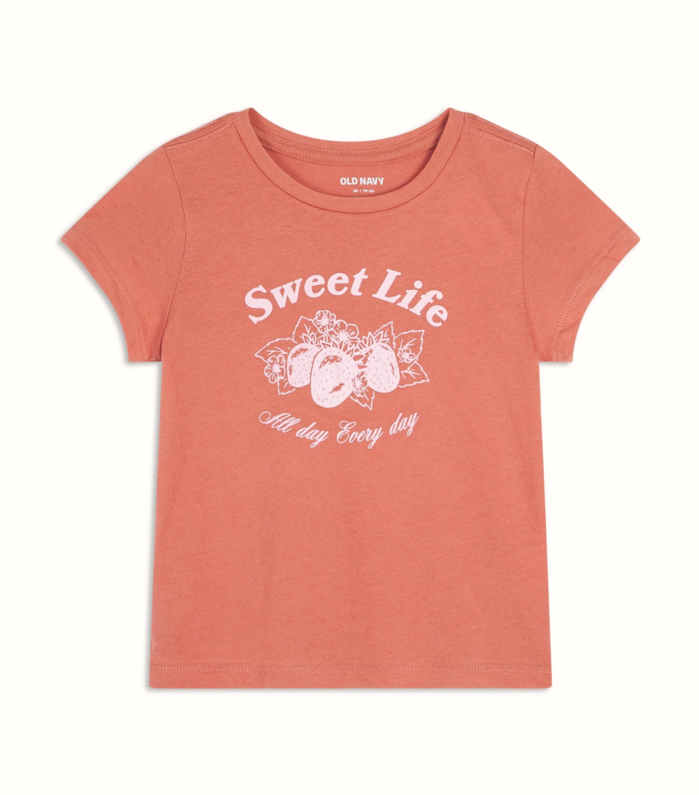 Girls Short-Sleeve Graphic T-Shirt Amber Glow