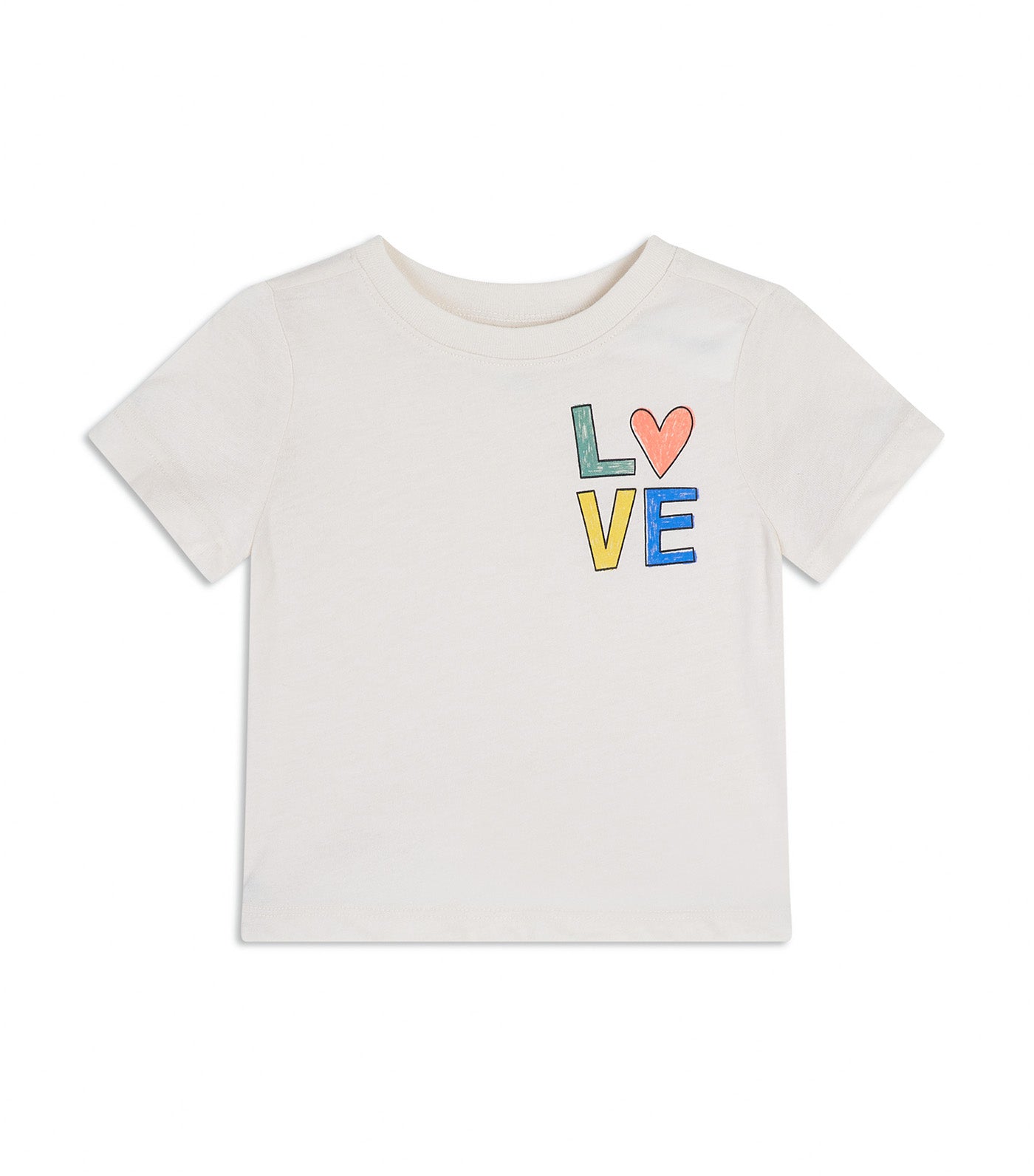 Short-Sleeve Graphic T-Shirt For Toddler Girls Oatmeal Heather