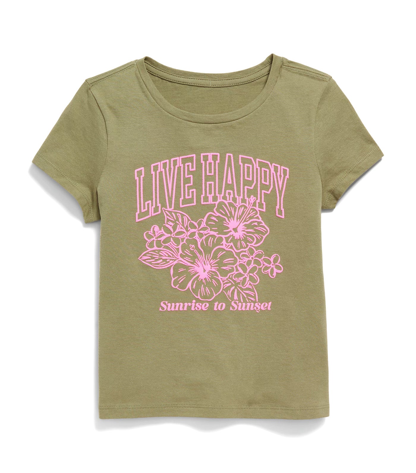 Short-Sleeve Graphic T-Shirt for Girls Bare Ground