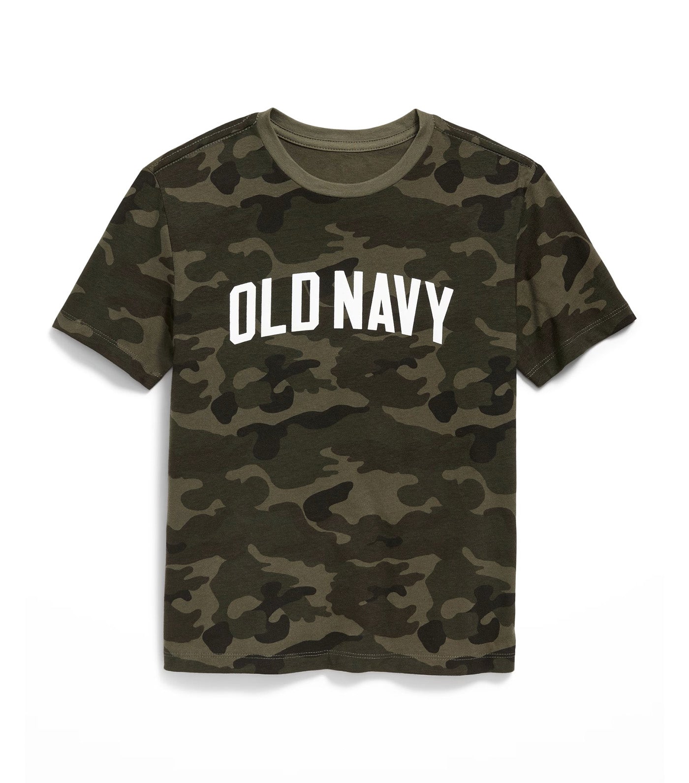 Short-Sleeve Logo-Graphic T-Shirt for Boys Green Camo