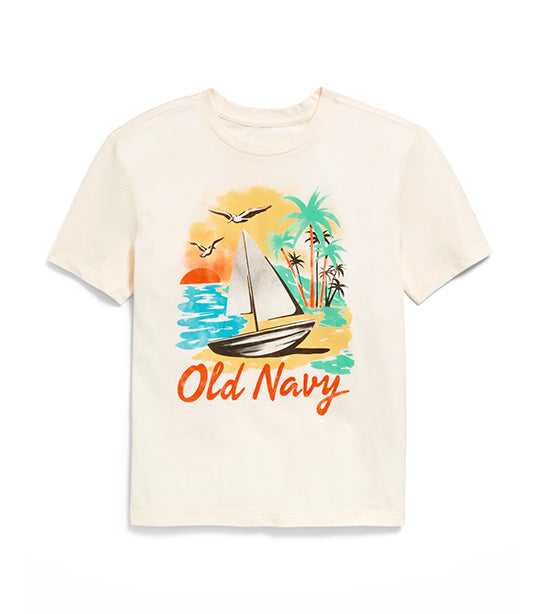 Short-Sleeve Graphic T-Shirt for Boys - Creme De La Creme