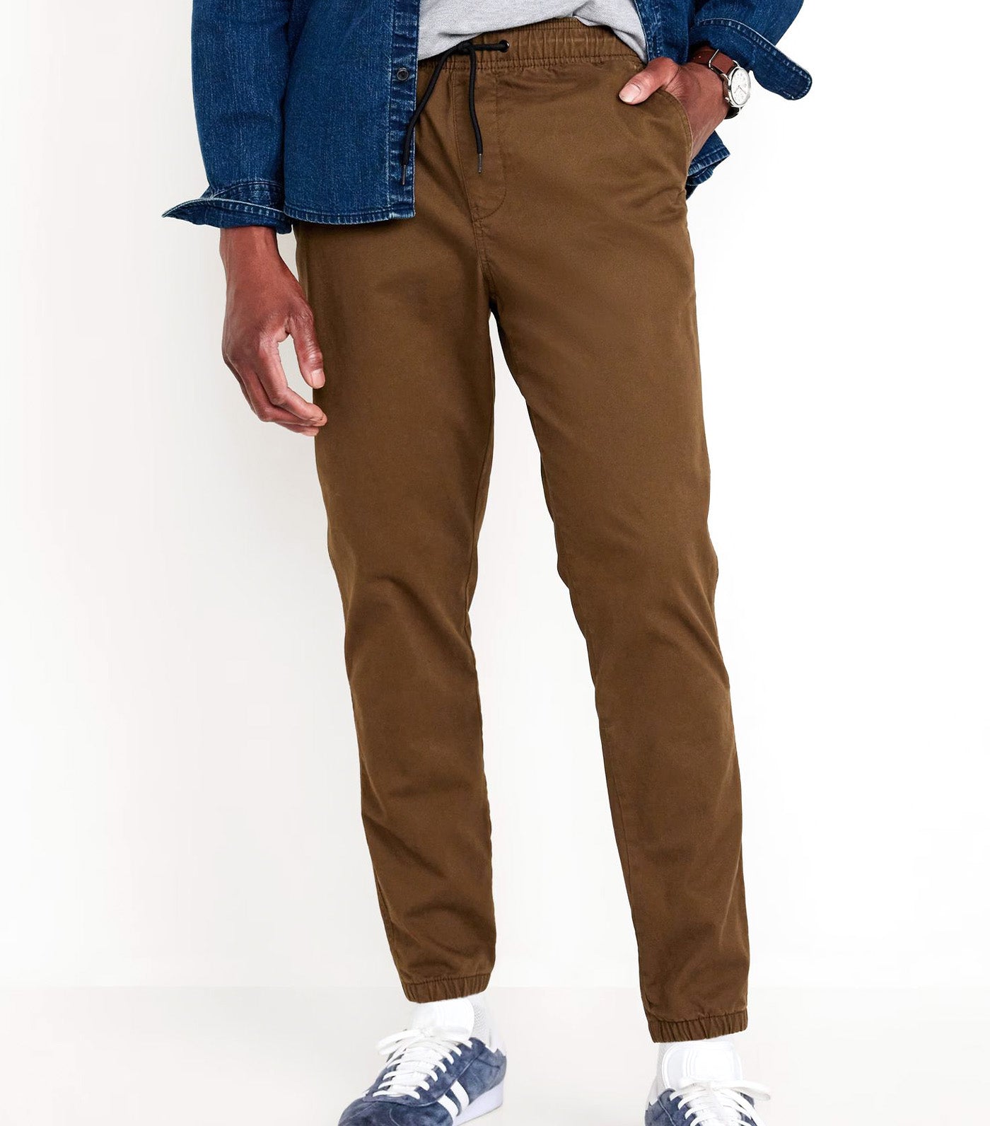 Built-In Flex Modern Jogger Pants Dark Walnut