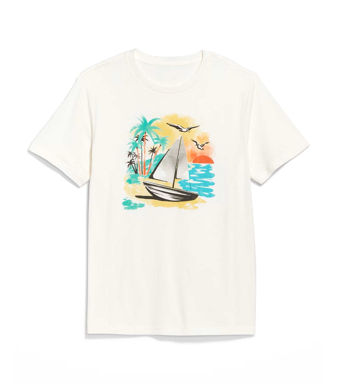 Graphic T-Shirt for Men Sea Salt