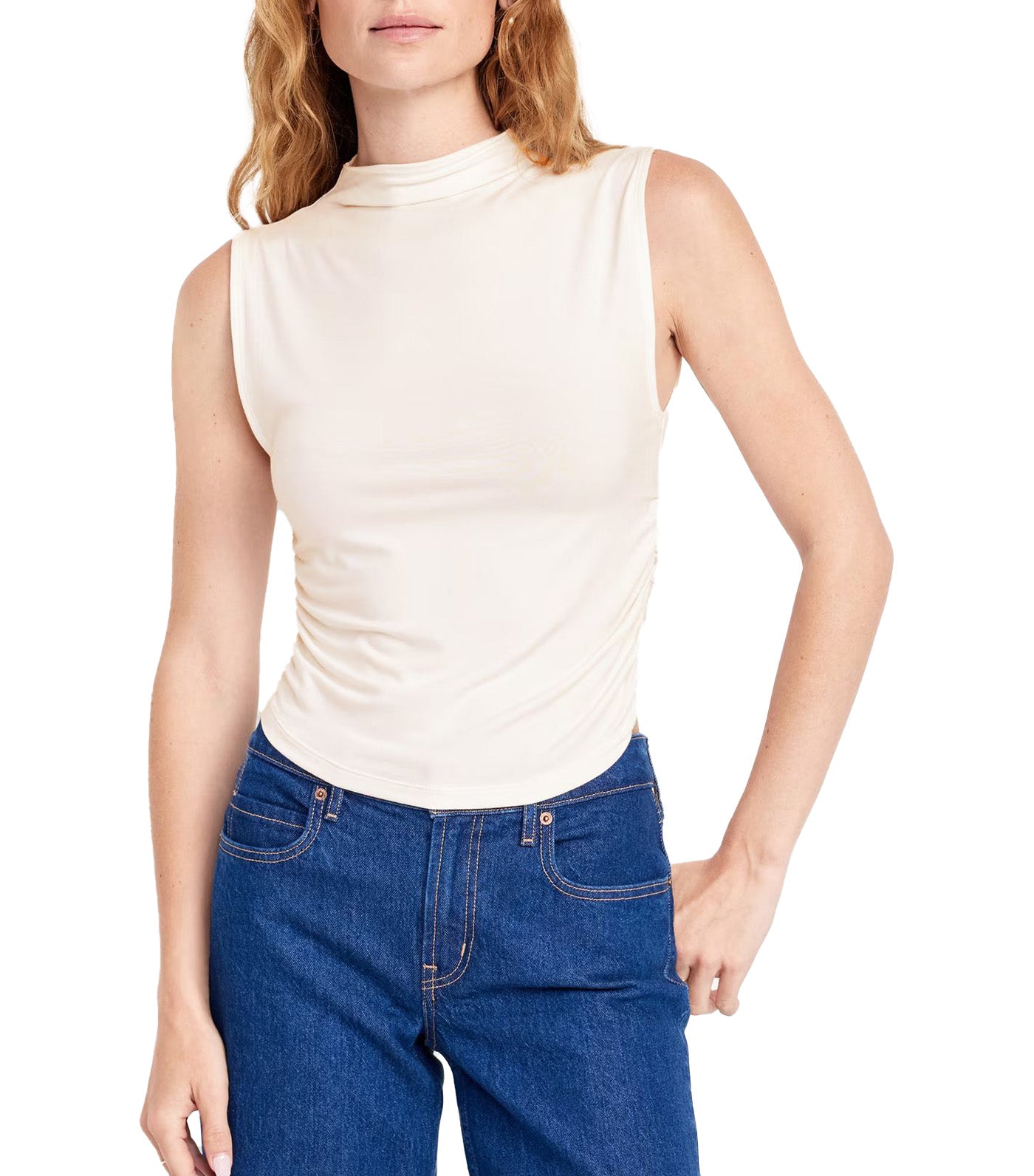 Luxe Crop Top Sea Salt