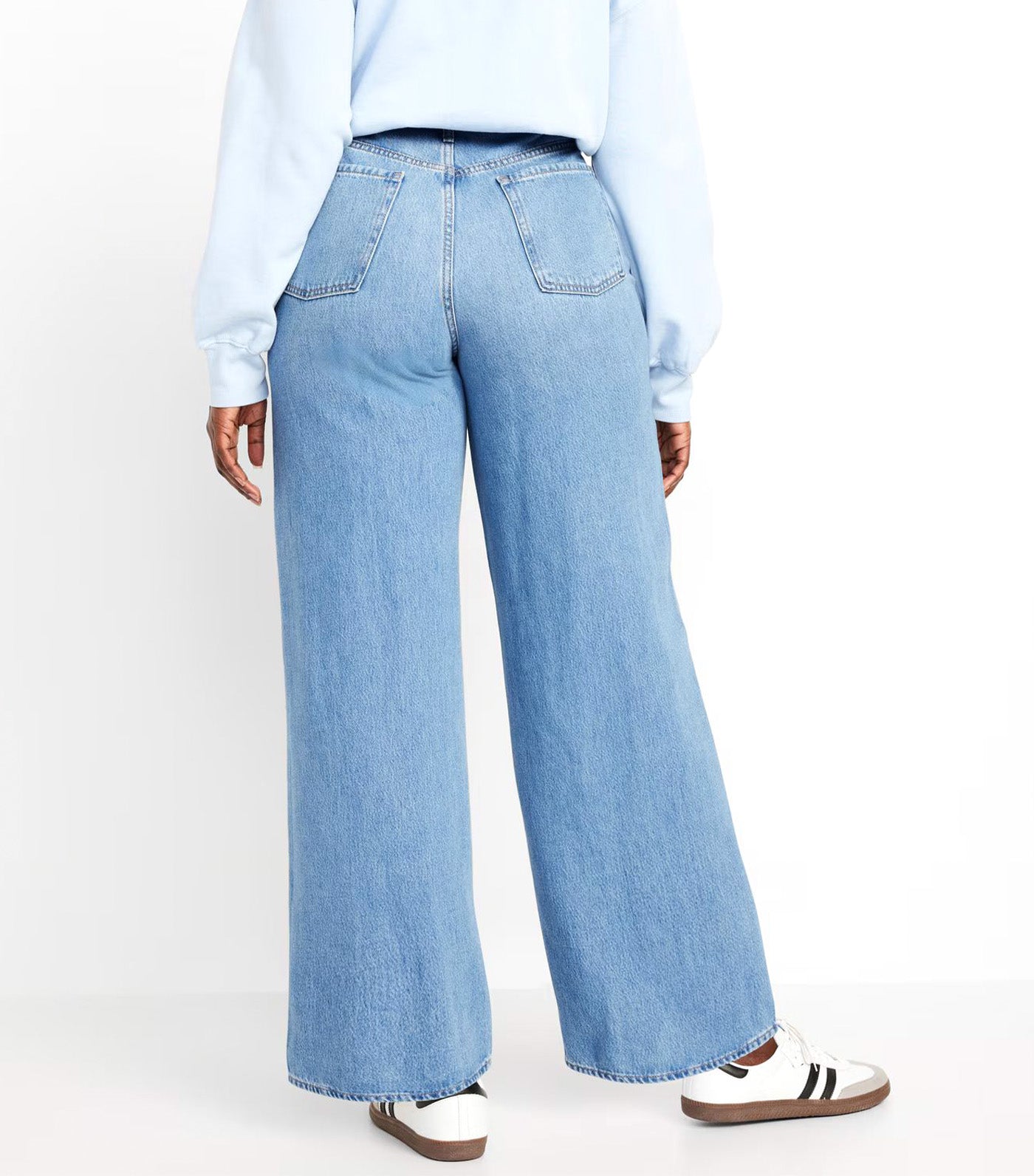 Women's High-Waisted Baggy Wide-Leg Jeans Pia