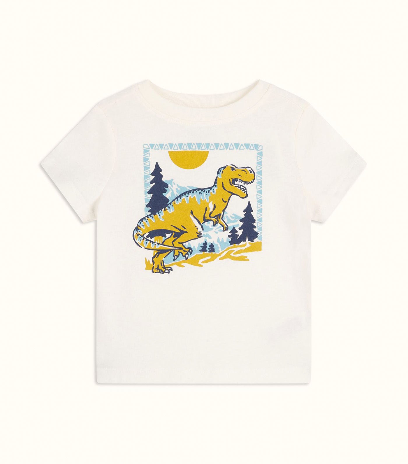 Short-Sleeve Graphic T-Shirt for Toddler Boys Cream