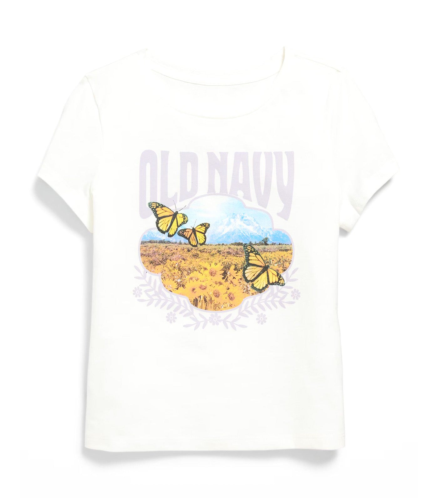 Short-Sleeve Logo-Graphic T-Shirt for Girls Sea Salt