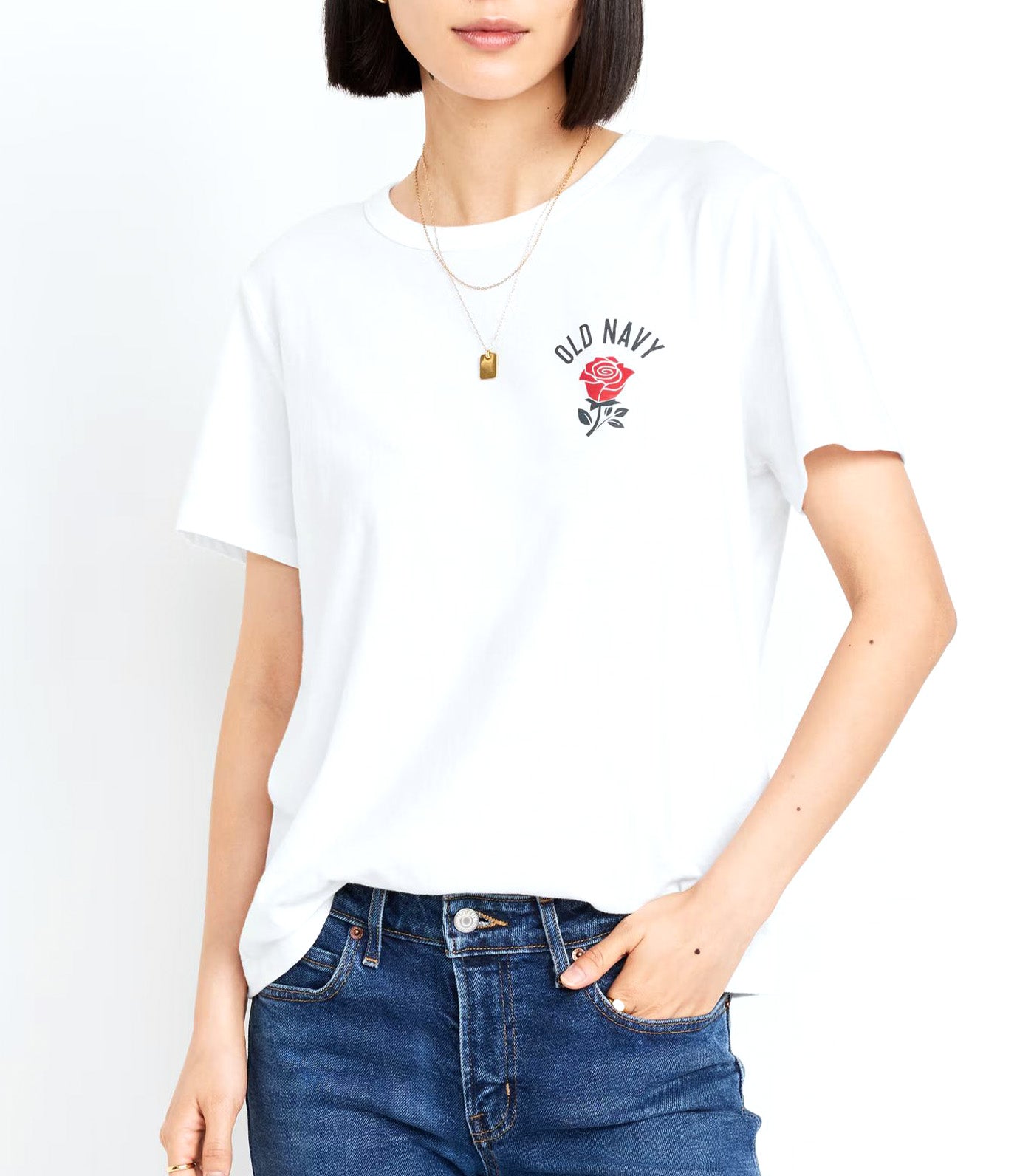 Everywear Logo-Graphic T-Shirt Calla Lily 451