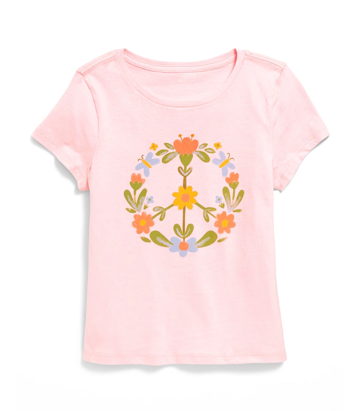 Short-Sleeve Graphic T-Shirt for Girls Pink Pirouette