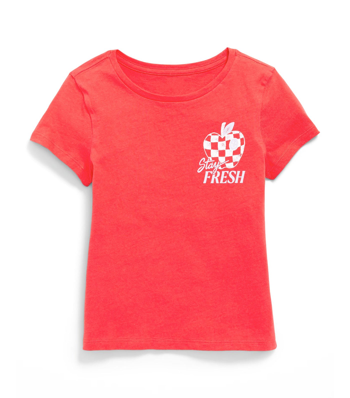 Short-Sleeve Graphic T-Shirt for Girls Live Coral