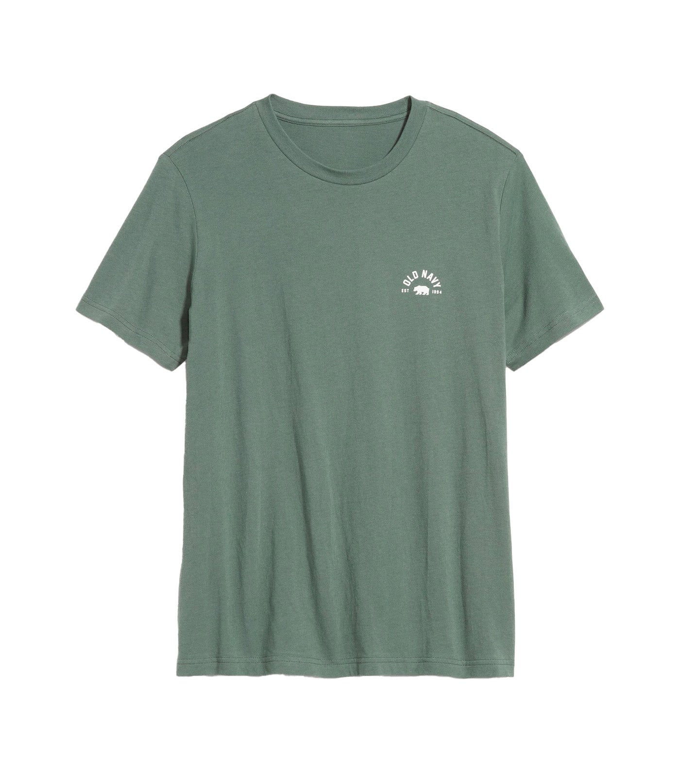 Logo Graphic T-Shirt for Men Terrestrial Green