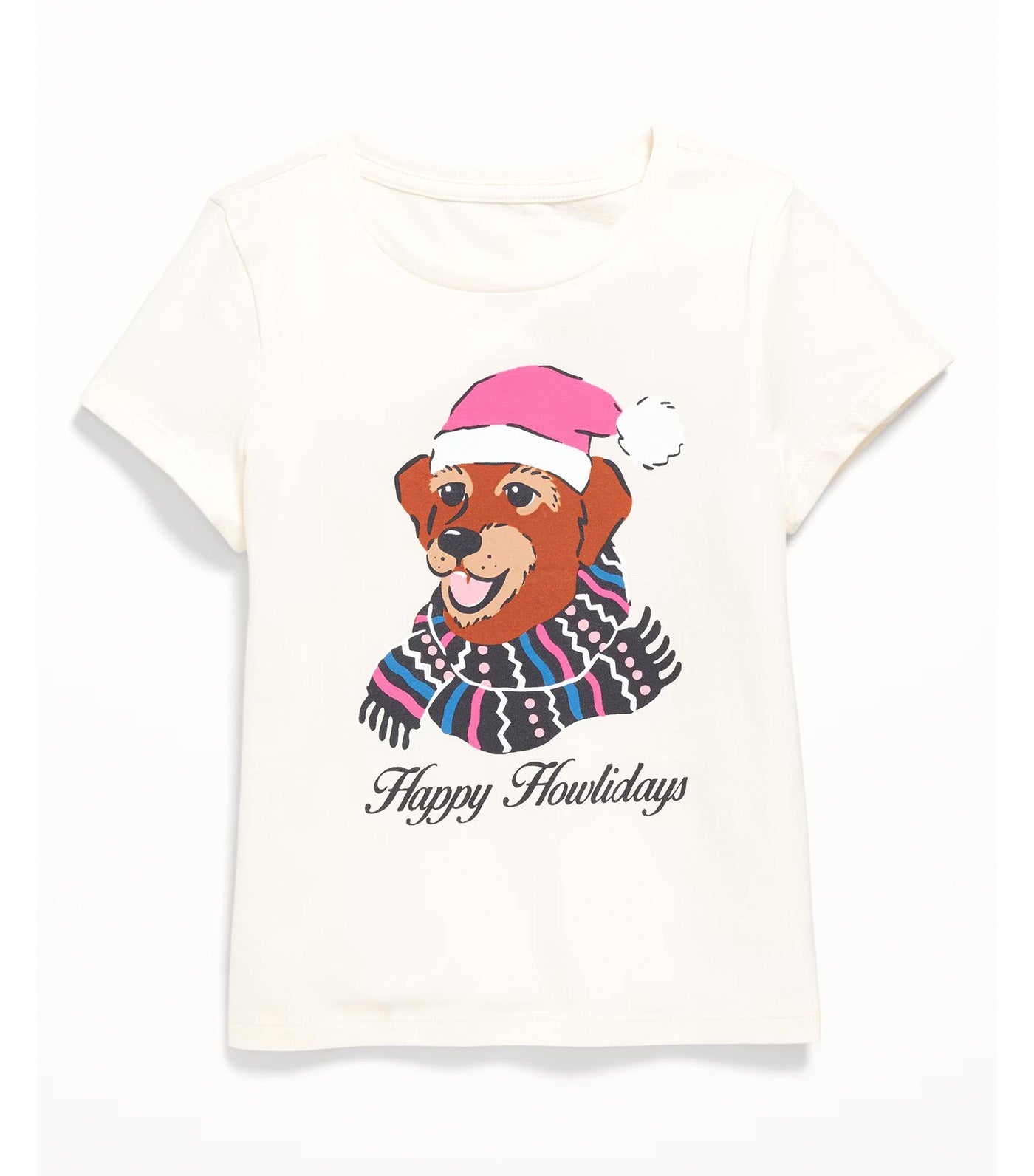 Short-Sleeve Graphic T-Shirt for Girls Creme de la Creme