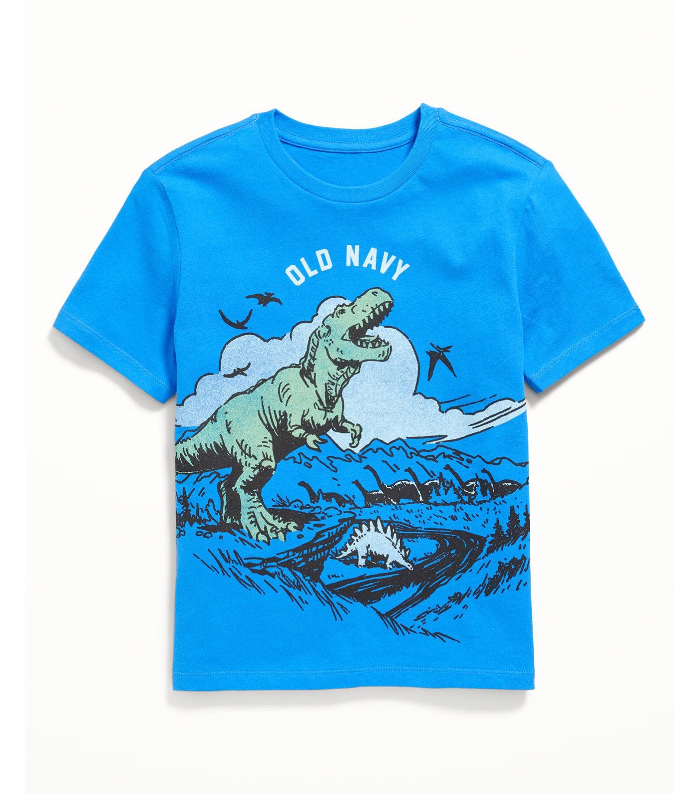 Short-Sleeve Logo-Graphic T-Shirt for Boys 3D Blue