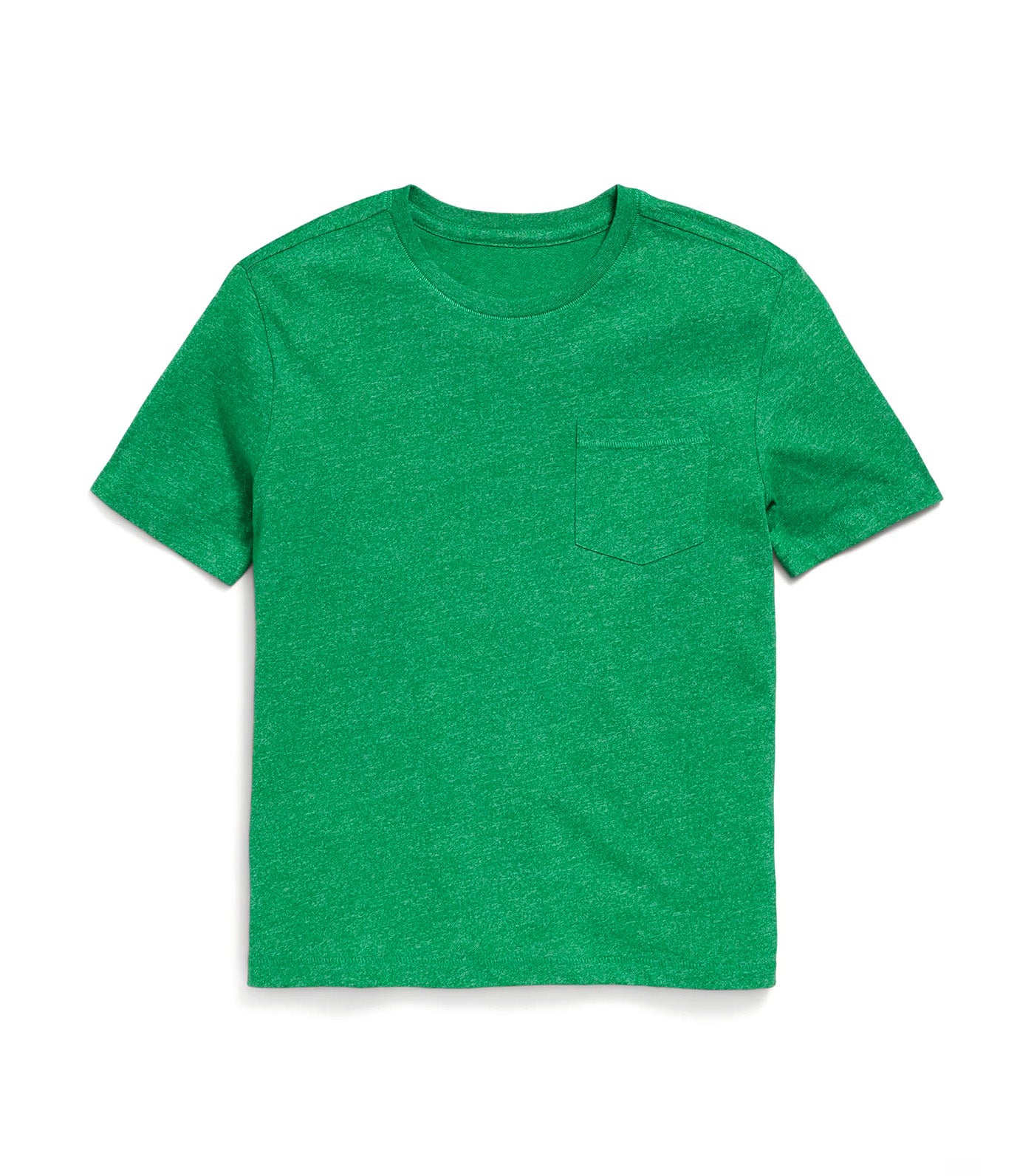 Softest Short-Sleeve Pocket T-Shirt for Boys Green Mangrove