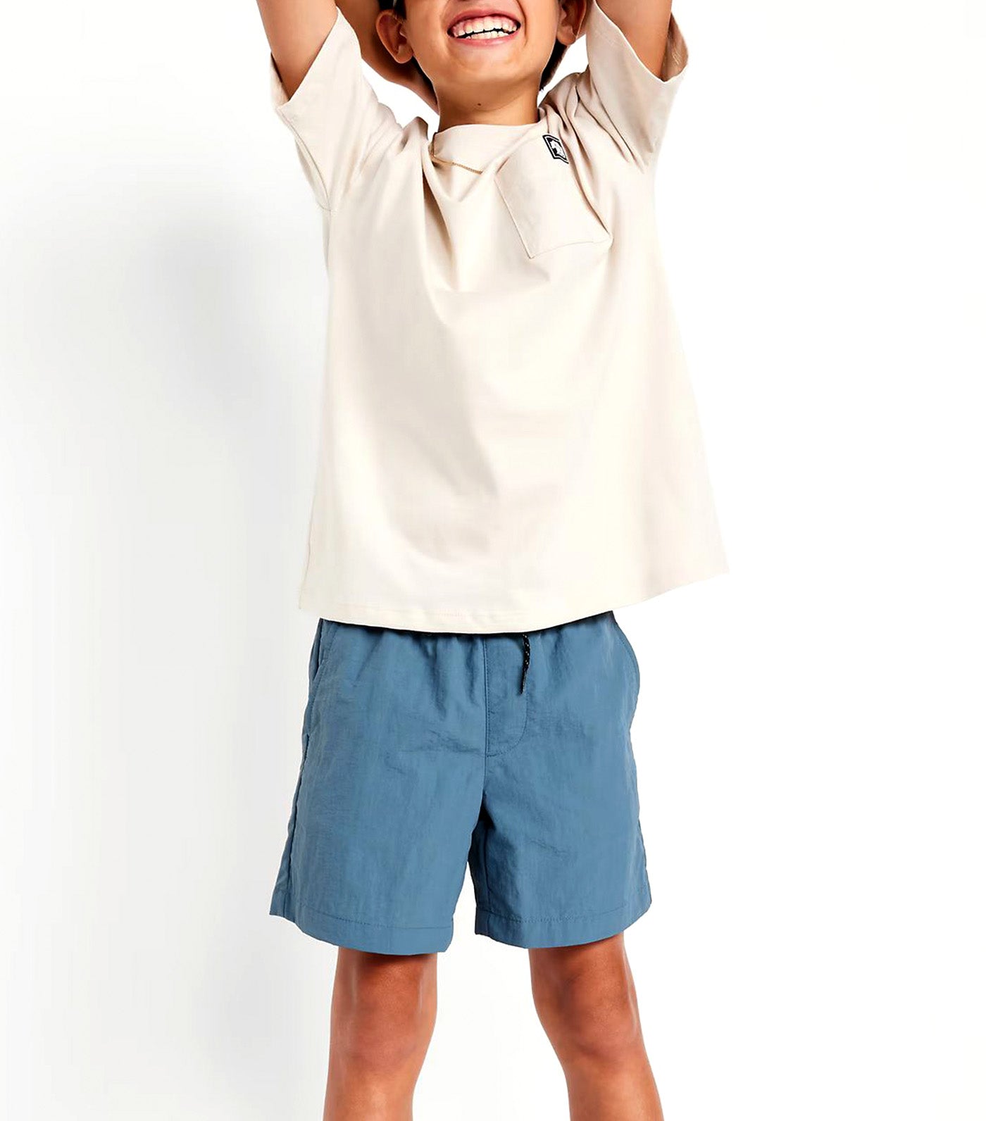 Above Knee Tech Shorts for Boys Wintry Waters