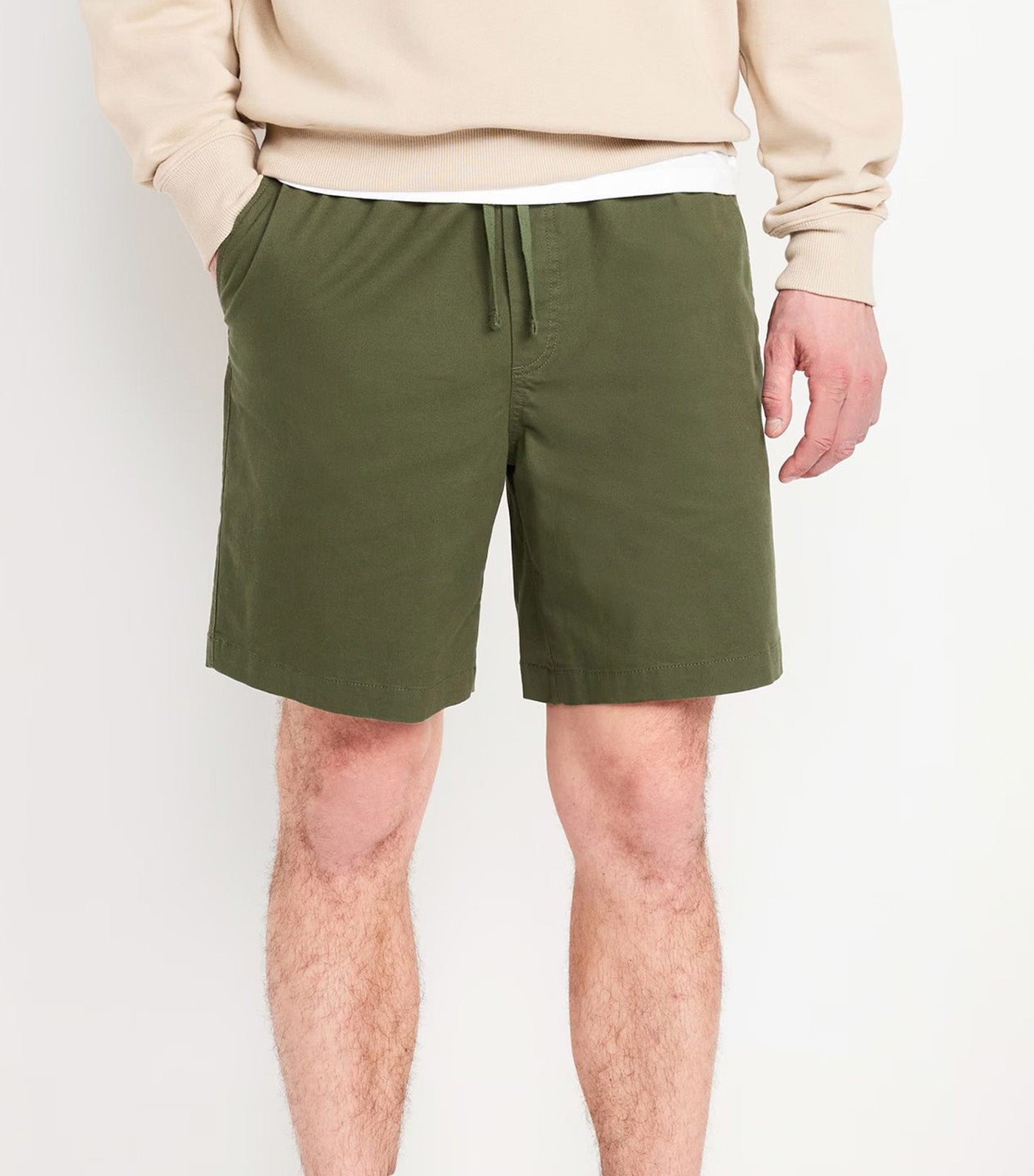 Men's Twill Jogger Shorts -- 7-inch inseam Another Green World