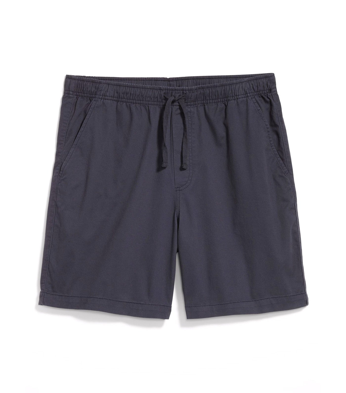 Men's Twill Jogger Shorts -- 7-inch inseam Moire Navy