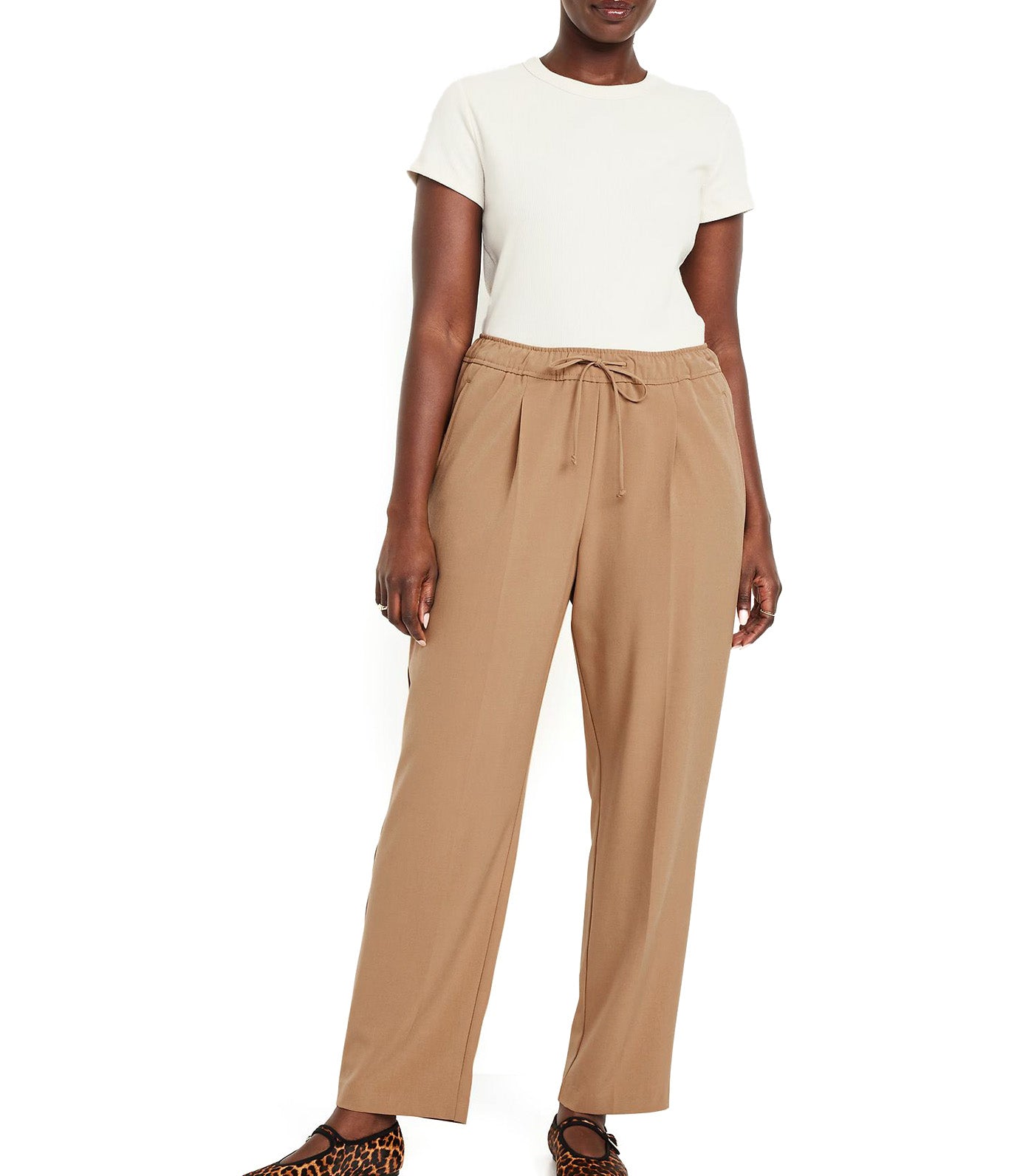 Women's High-Waisted Billie Straight Trouser Teakwood