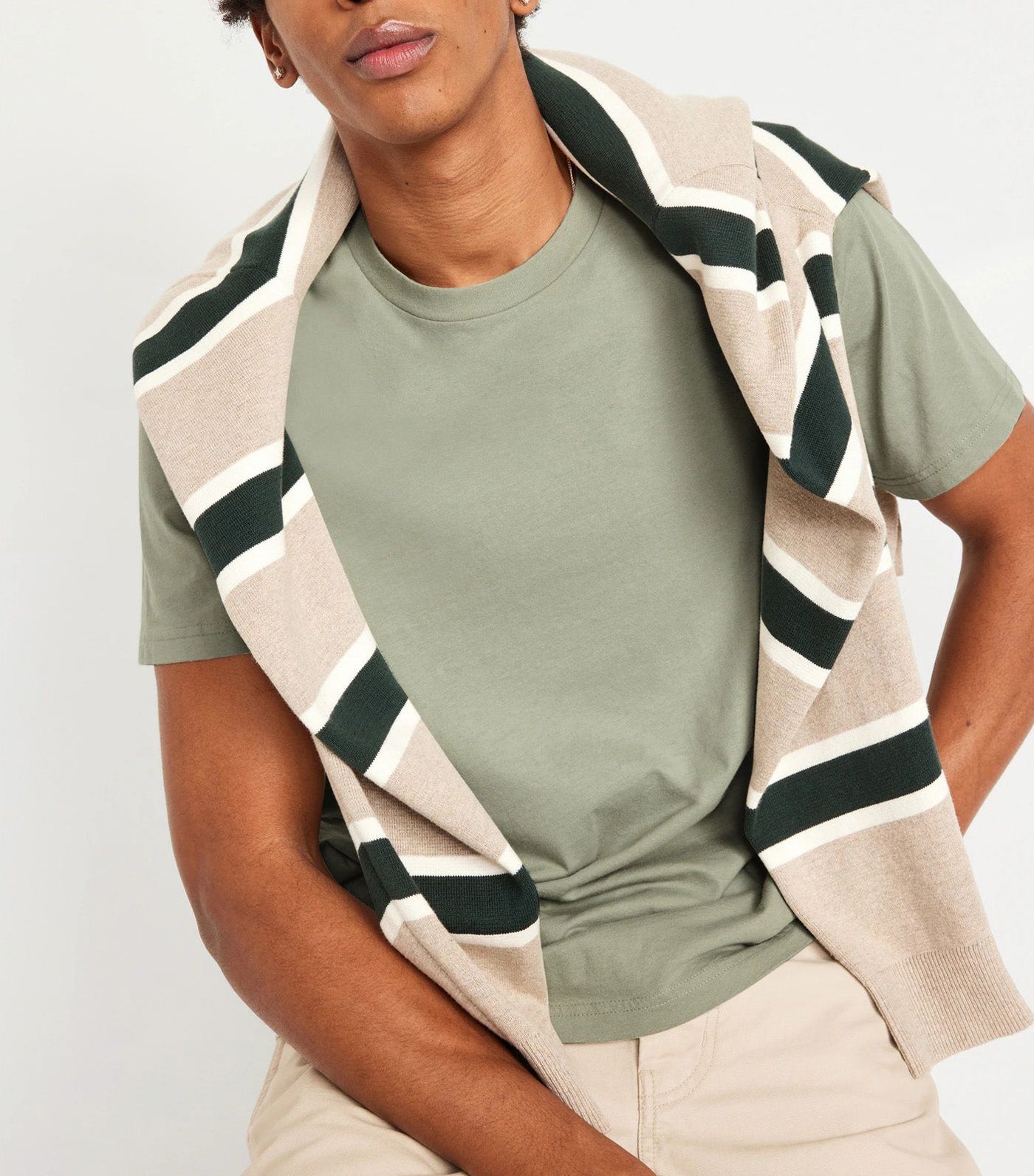 Men's Crew-Neck T-Shirt Watercress