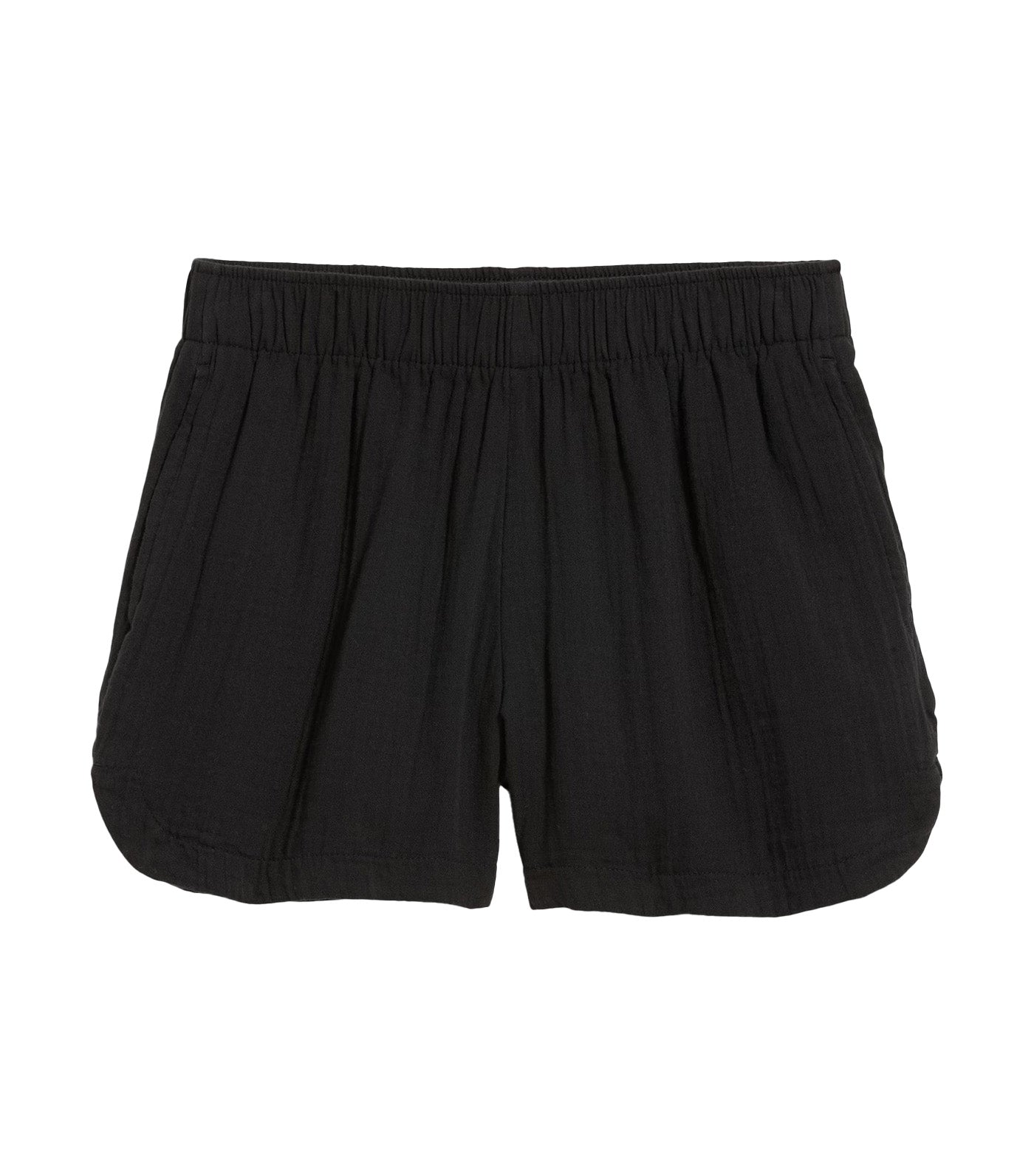 High-Waisted Crinkle Gauze Shorts - 4in Inseam for Women