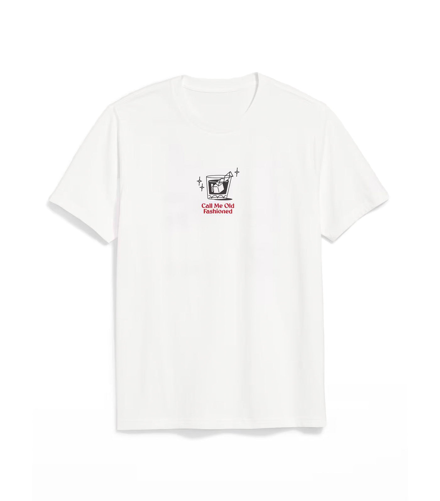 Crew-Neck Graphic T-Shirt for Men