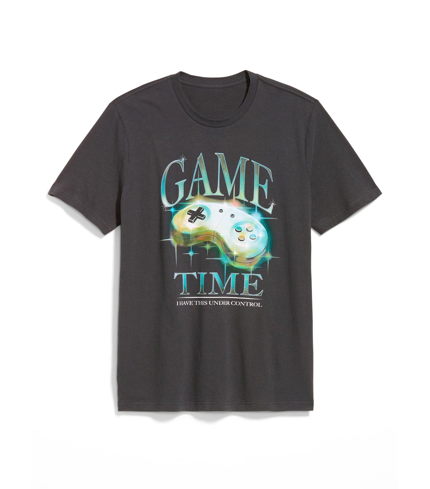 Crew-Neck Graphic T-Shirt for Men