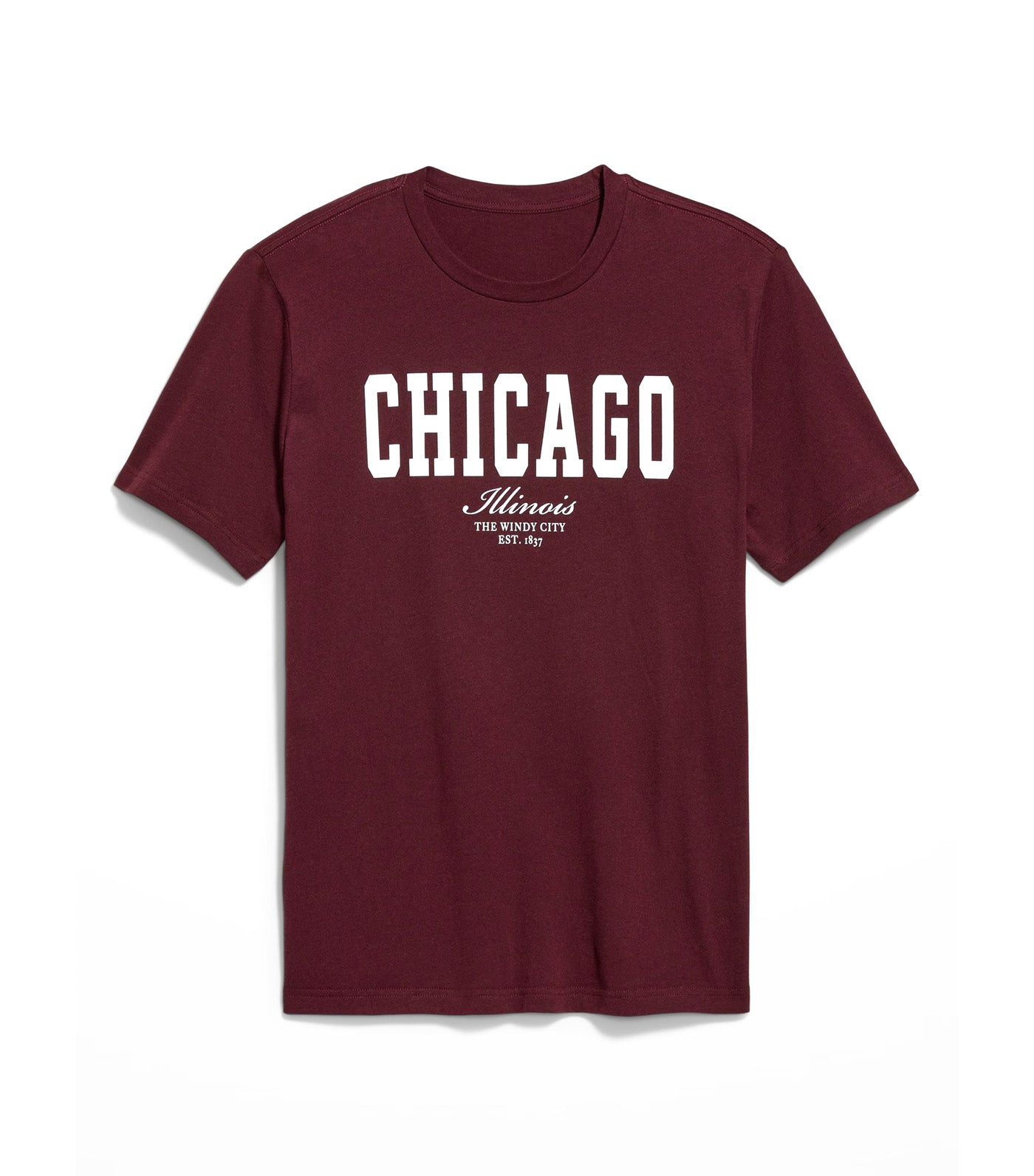 Crew-Neck Graphic T-Shirt for Men