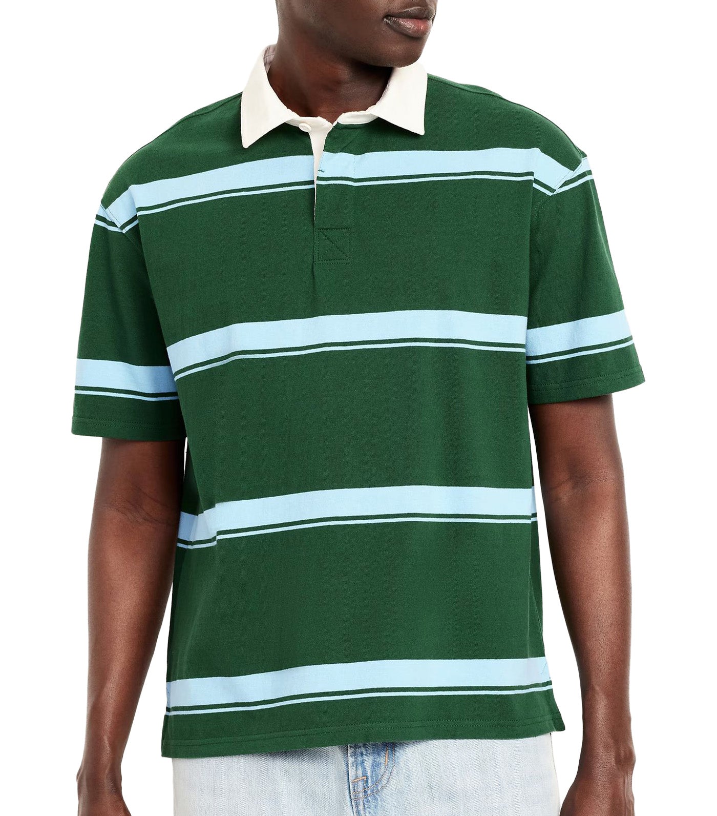 Rugby Stripe Polo for Men