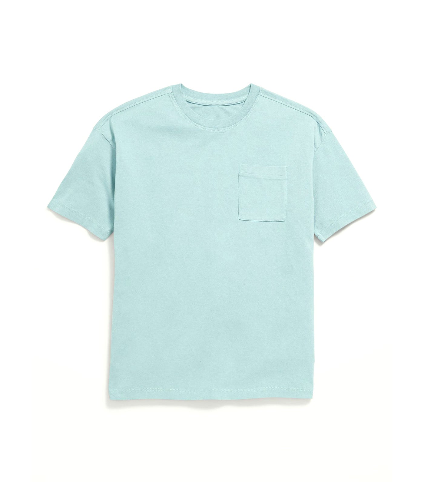 Oversized Short-Sleeve Pocket T-Shirt for Boys