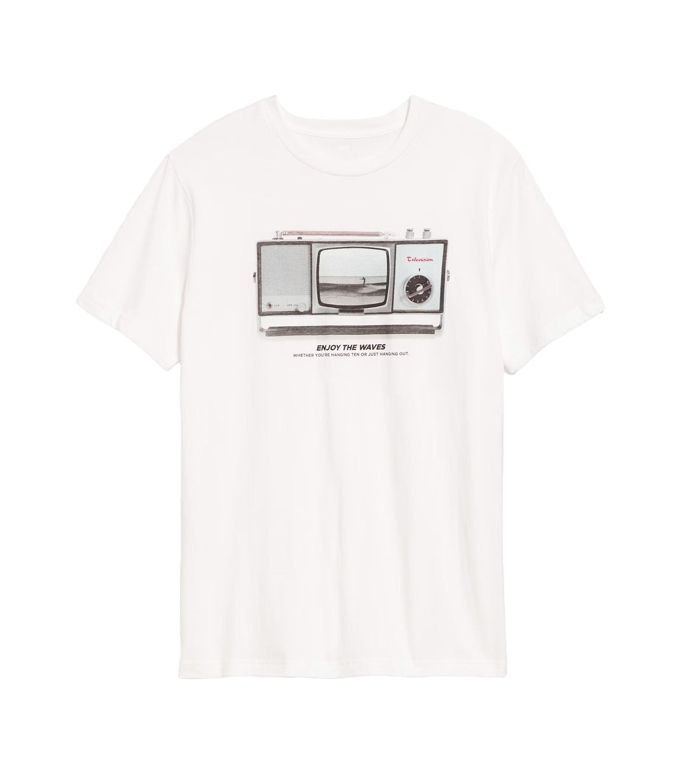 Crew-Neck Graphic T-Shirt for Men