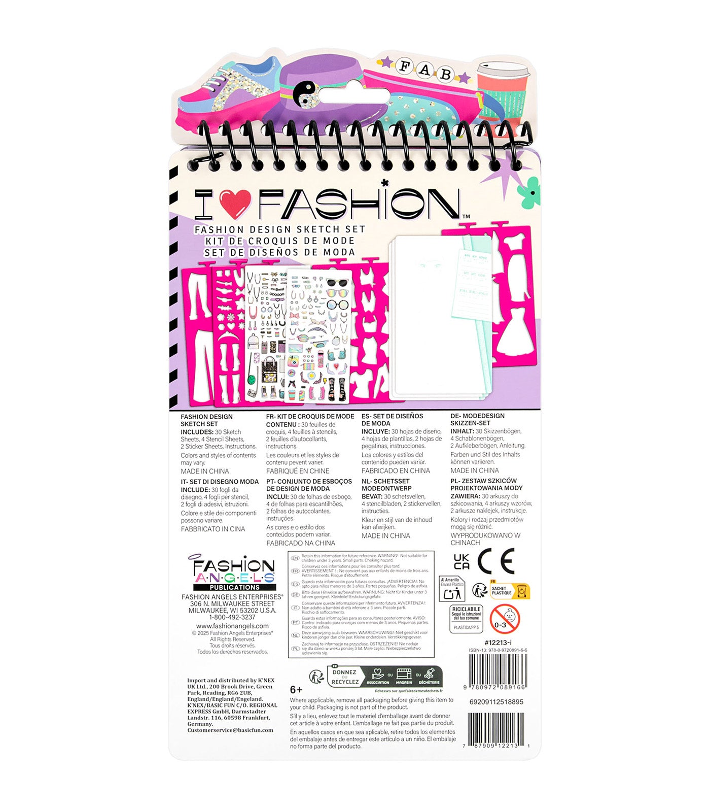 Fashion Design Compact Sketch Portfolio