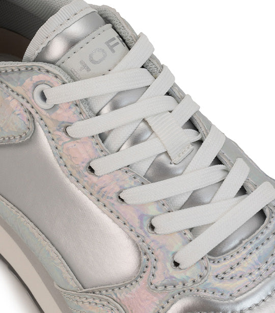 City Woman Silver Sneakers
