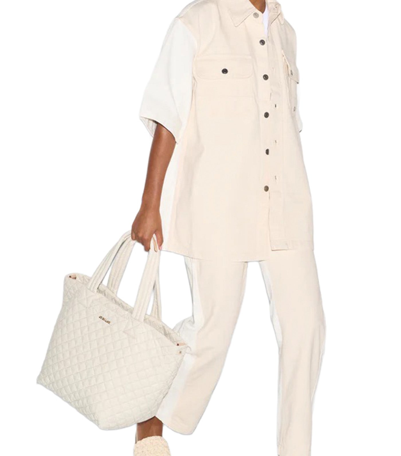 Medium Metro Tote Deluxe Sandshell