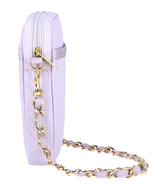 Chain Mini Phone Crossbody Hyacinth Quilt