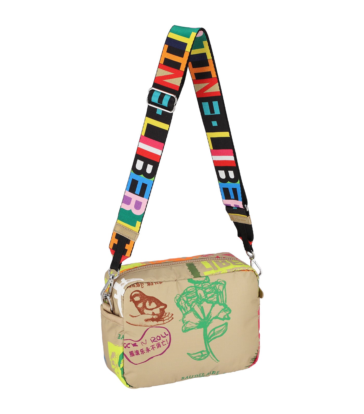 LeSportsac x Libertine Deluxe Crossbody Bag LL Silkscreen